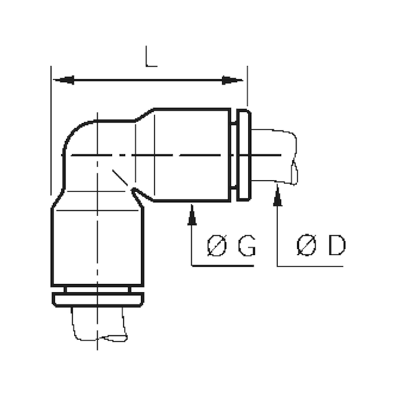 Winkelverbinder Kunststoff - 2