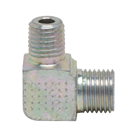 Angle screw-in connection piece For central lubrication units - 1