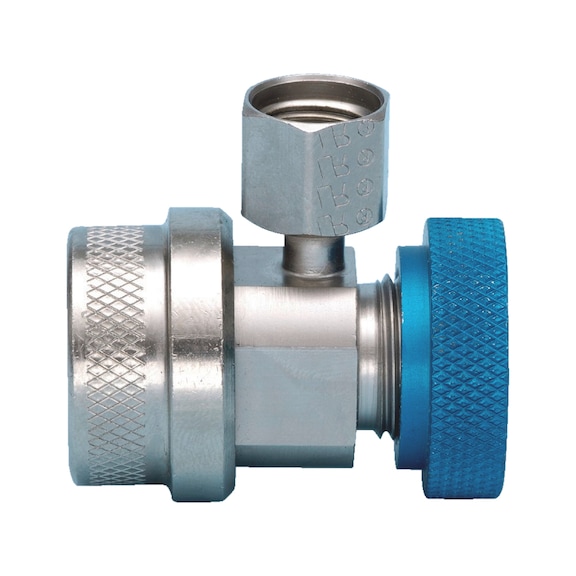 Quick-release service coupling With M14x1.5 hexagon female thread