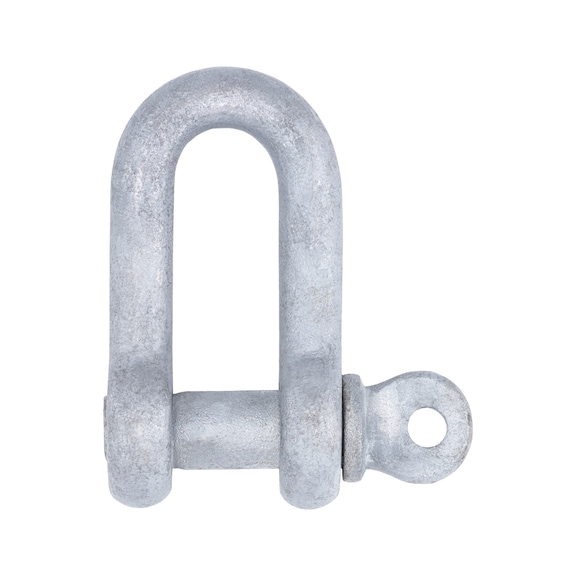 Shackle straight WN82101 steel zn/hdg - SHKL-WN82101-A-(TZN)-12T-PIN52