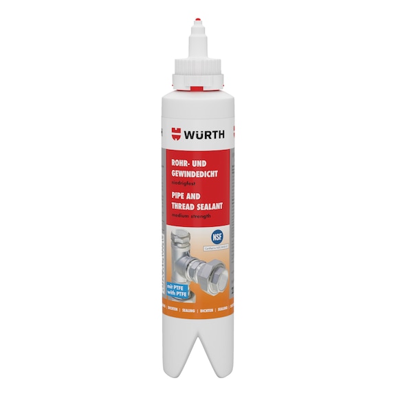 Low-strength pipe and thread sealant with PTFE - PIPSEAL-DOS-LOSTRTH-PTFE-250G