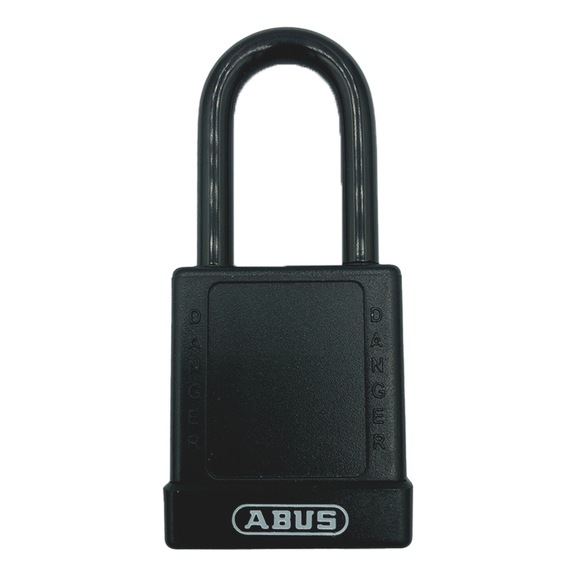 Lockout padlock ABUS alu/plastic cover - NON CONDUCTIVE PADLOCK BLACK