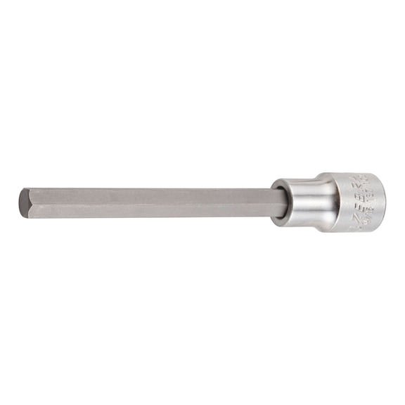 1/2 inch socket wrench insert, metric - SKTWRNCH-1/2IN-HEXSKT-WS10-L140MM