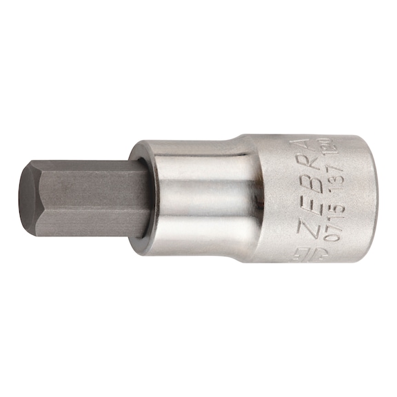 1/2 inch socket wrench insert, metric - SKTWRNCH-1/2IN-HEXSKT-WS12-L60MM