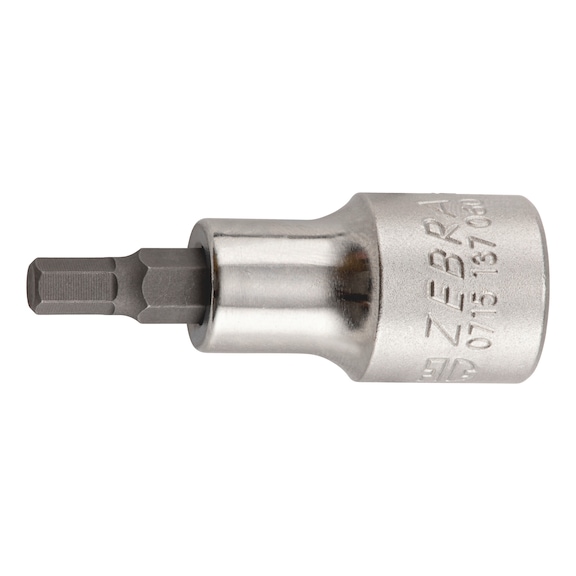 1/2 inch socket wrench insert, metric - SKTWRNCH-1/2IN-HEXSKT-WS6-L60MM
