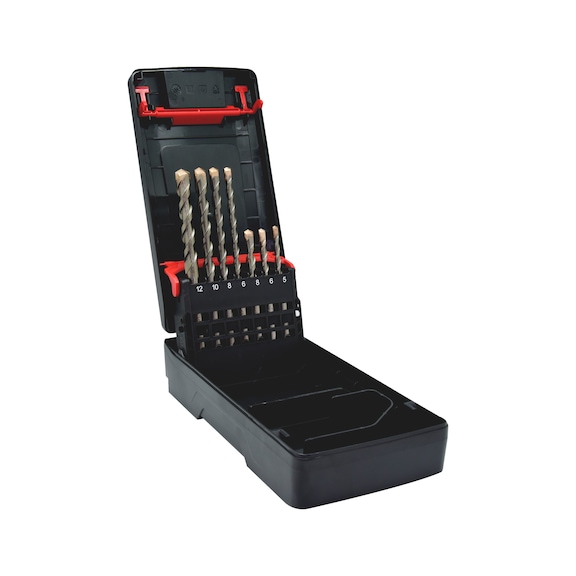 Hammer drill bit Set suitable for SDS-plus, 7pcs Syska - 1