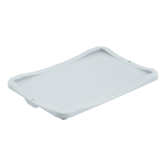 Lid for containers W-KLT, R-KLT and W-Line Basic - W-LINE-BASIC-CLICKCOVER-300X200-GREY