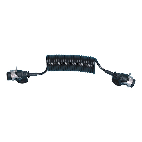 ABS spiral wire 5-pin 24V For brake systems - ELSPRLCBL-ABS-ADR-LARGE-5PIN-24V-4,5M