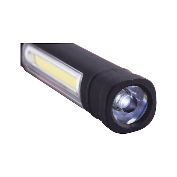 LED Taschenlampe 2in1 mit Magnet und Clip - 4