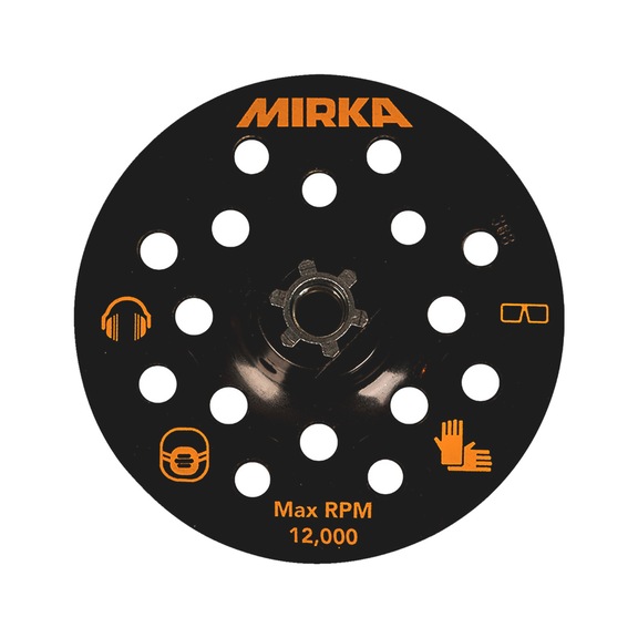 Adhesive backing pad 17 hole M14 Mirka - BACKINPD-MIRKA-9190153001-125MM-M14