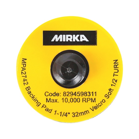 Adh. backing pad w/o hole soft Quick Lock Mirka - BACKINPD-MIRKA-8294598311-32MM-SFT