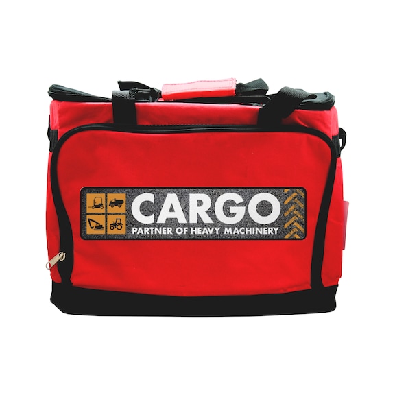 Cooling bag red - CLBG-(PRNT CARGO)-37X20X30CM