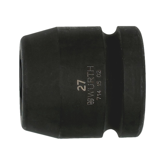 1-inch impact socket wrench insert hexagon, metric, short - IMPSKT-1IN-SHORT-WS70
