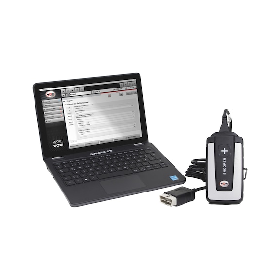 Diagnostics system DIALOOQ C15 with Snooper plus - DIAGNOSESYSTEM C15 MED SNOOPER.