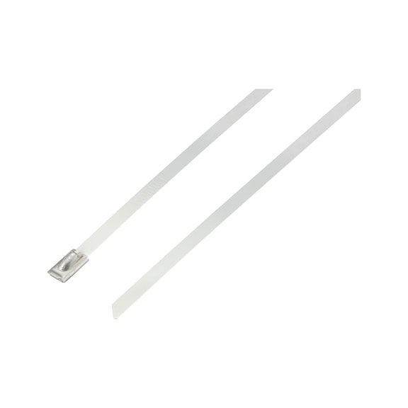 Cable ties, KBL INOX, AISI 304 stainless steel With ball seal - CBLTIE-SST-(AISI-304)-4,6X201MM