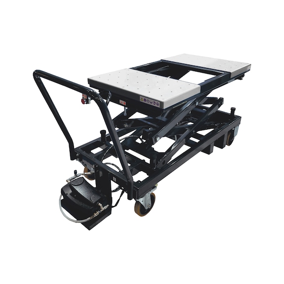 Mobile battery lifting table trolley 1,000 KG - 1