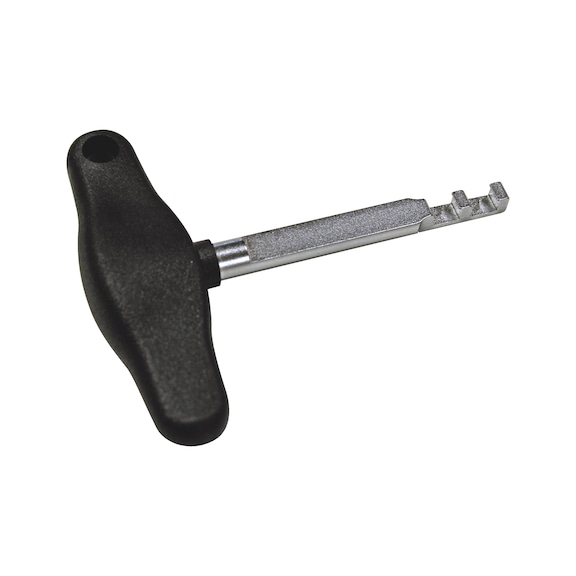 T-handle release tool for electric plug - RLSETL-2NOTCH-(T-HANDLE)