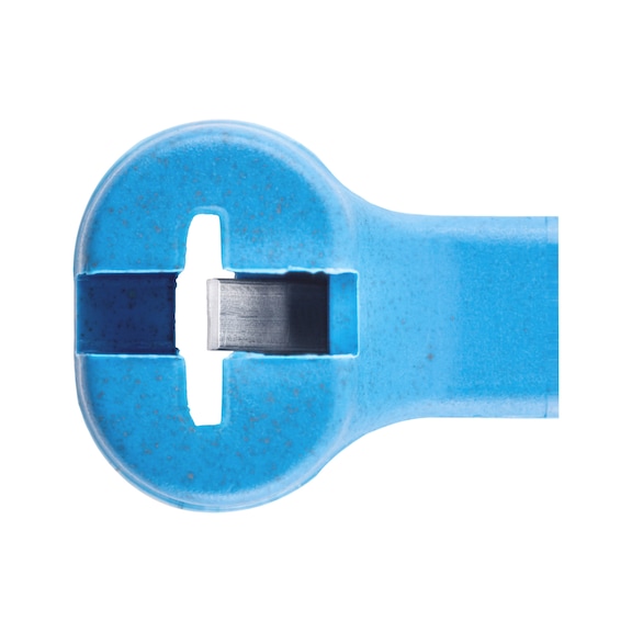 Cable tie PP metal latch detectable blue KBL D - 2