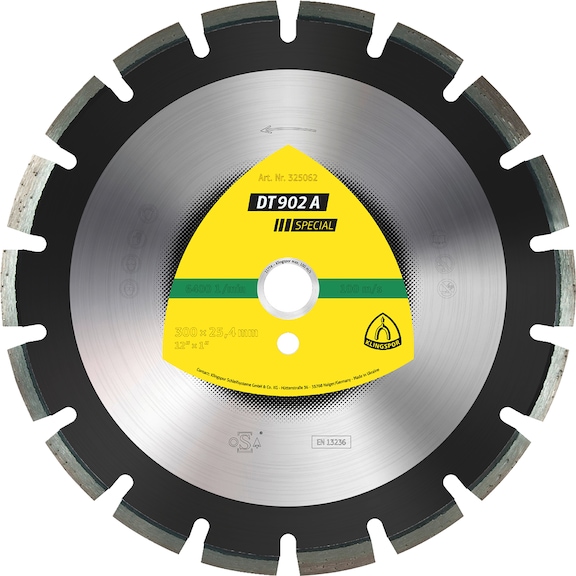 Diamond cutting disc Klingspor DT 902 A Special