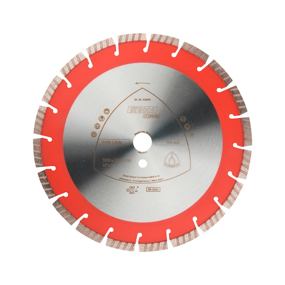 Diamond cutting disc DT 900 B Special Klingspor - DIADDISC-KLINGSPOR-325079-12X2,8-D300