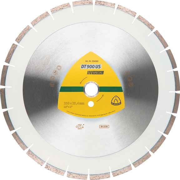 Diamond cutting disc DT 900 US Special Klingspor - DIADDISC-KLINGSPOR-334062-10X2,8-D300