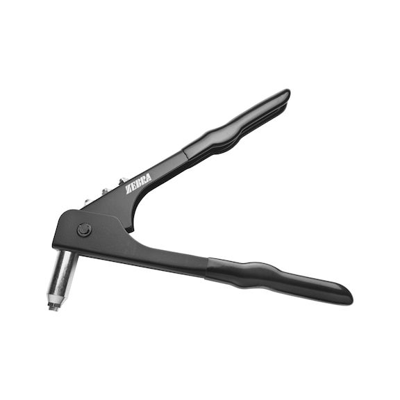 Hand-held rivet pliers With long nozzle