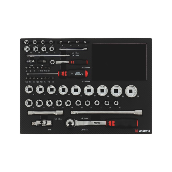 Assortiment de systèmes 4.4.1 + 8.4.1 mélangés - 4 ALVEOLES - TRICOLORE - 106PCS