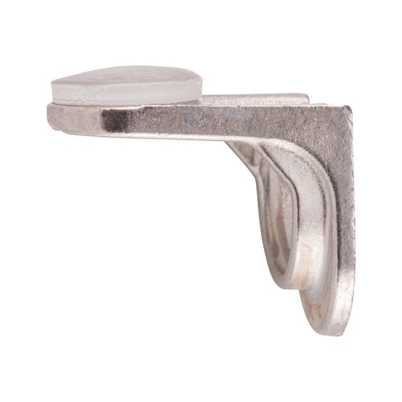 Shelf support OPTIMUS to screw on with rubber pad - 1