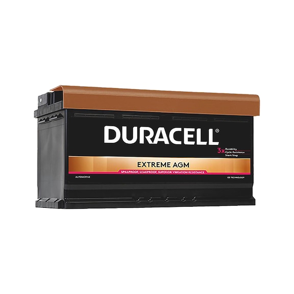 Starterbatterie DURACELL<SUP>®</SUP> EXTREME AGM - STARTBATT-(DURACELL-EXTREME)-DE92AGM