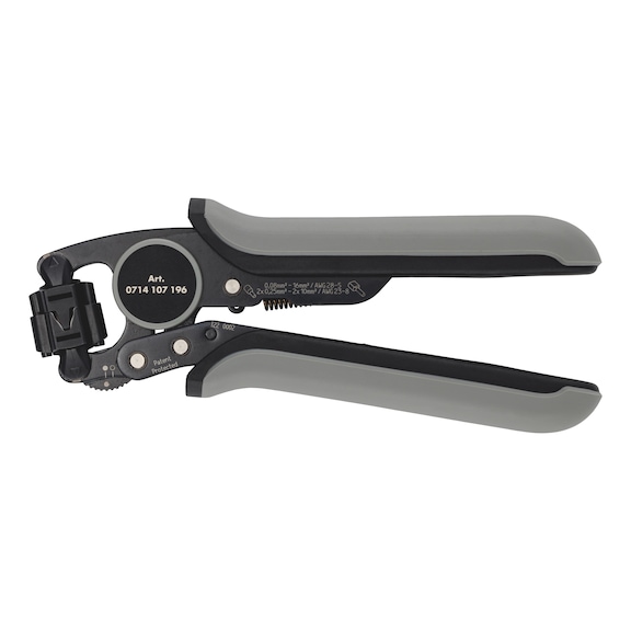 Crimping tool 360° insertion For insulated and uninsulated wire end ferrules - CRMPPLRS-(0,08-16,0SMM)-(16/T/360)