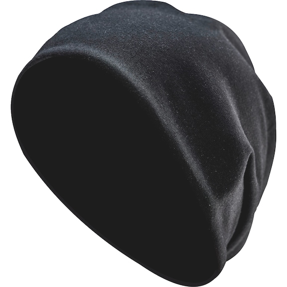 Knitted hat JOBMAN with fleece lining - CAP-COTTON-BLACK