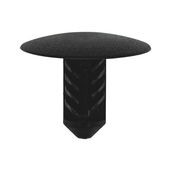 Pine tree clip, type 5 Narrow pine tree shape - MP-RENAULT-COVERPLUG-BLACK