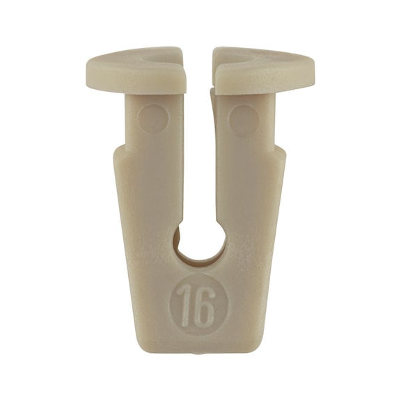 Expanding nut, type 2 Screw-in area open - EXPNDNUT-VW/AUDI-SPRDRNT-PA6.6-BEIGE