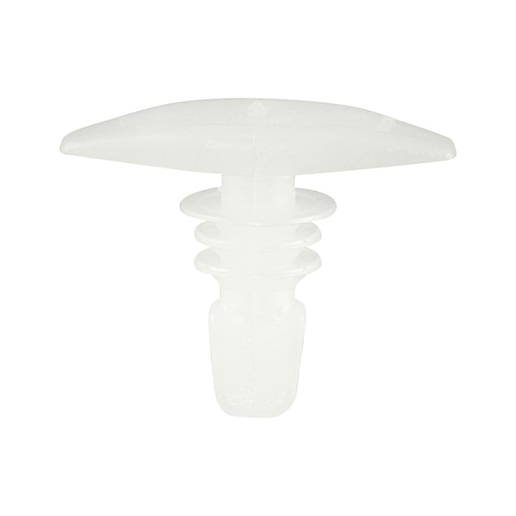 Door seal clip, type 1 Suitable for slotted holes - DRSEALCLIP-HONDA-PLUG-PLA-OVAL-WHITE