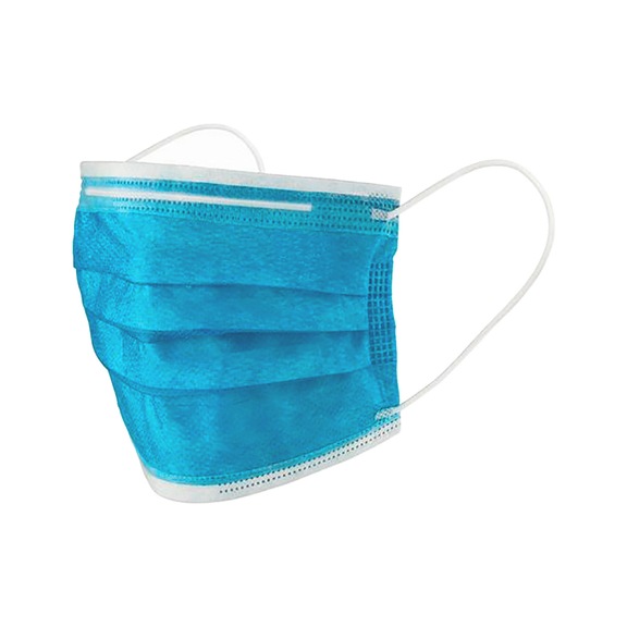 Disposable breathing mask uvex Type IIR - FACEMASK-UVEX-IIR-BLUE-8739523