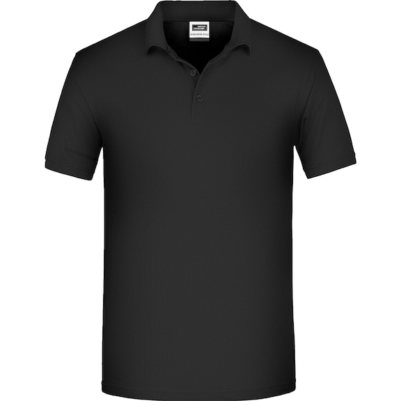 Work polo shirt Daiber men's organic workwear polo JN874 - WORKWEAR-POLO-DAIBER-BIO-JN874-BLK-S