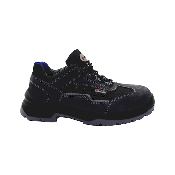 LOW-CUT SAFETY SHOES S1P SR ENGINEER - SAFESH-S1P-ENGINEER-SUEDE-BLACK-SZ40