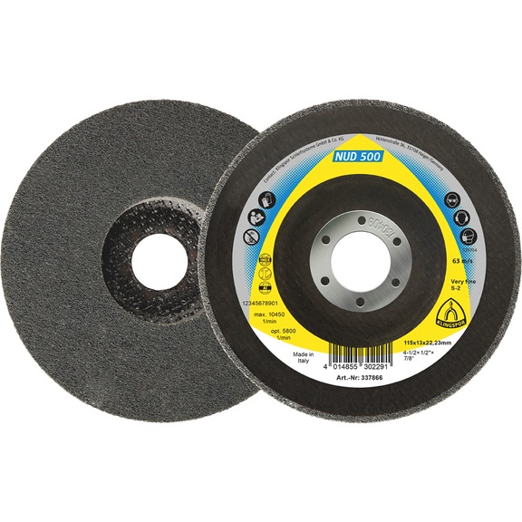 Sanding disc, fleece Klingspor NUD 500