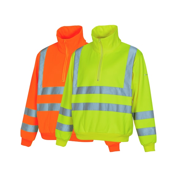 Würth MODYF high-visibility yellow work sweatshirt