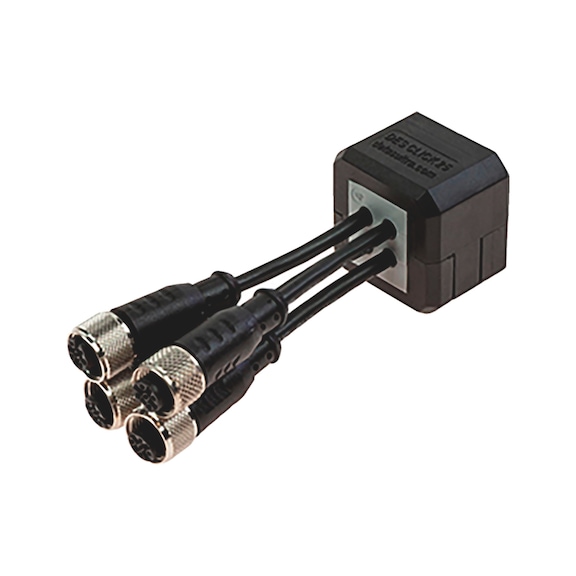 Separable click cable gland - CBLGLND-PC-WHITE-DIVISBL-CLICK-M25