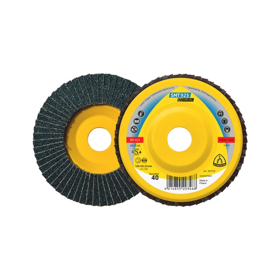 Abrasive flap disc Klingspor SMT 925 Special