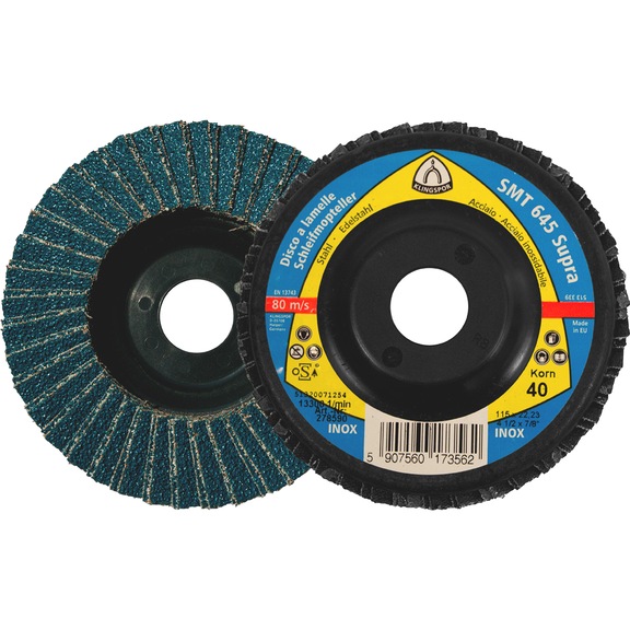 Abrasive flap disc Klingspor SMT 645 Supra