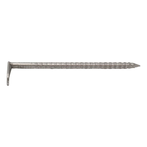 Stainless steel nail A4 with clinch head grooved - 1