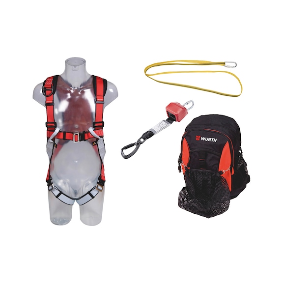 Compact Plus fallstoppanordningssett med fire deler - FALLSIKRINGSSEKK COMPACT PLUS