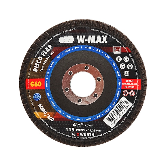 DISCO FLAP ACO W-MAX 115MM G40