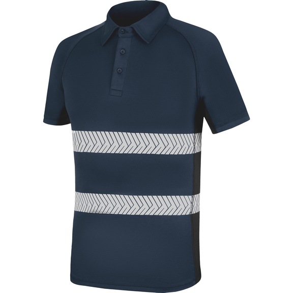 Polo shirt DRY TECH REFLEX - WRKPOLO-(DRY TECH REFLEX)-NAVY/BLCK-M