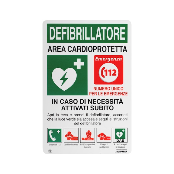 Notfall-Defibrillator-Schild - 1