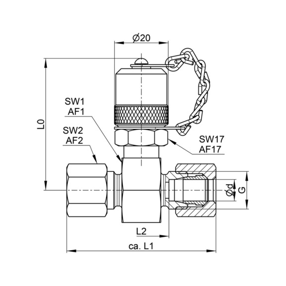 Buy Pressure measuring coupl. MINIMESS 1620 Tfitting online