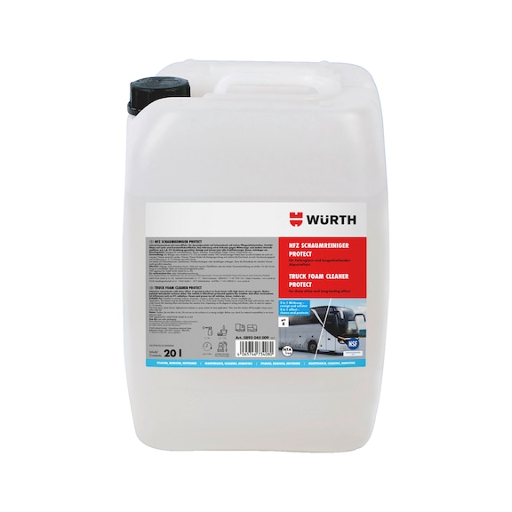 Schiuma detergente per veicoli commerciali PROTECT - CLNR-TR-FOAM-PROTECT-20LTR