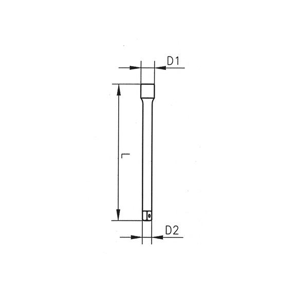 ¾ forlengere ¾ forlengere - 3/4 FORLENGER L.75MM 6760